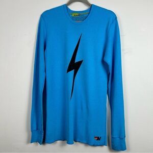 Aviator Nation Blue Long Sleeve Tee